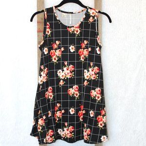 42pops Floral Two-Pocket Mini Dress